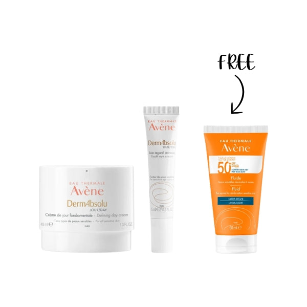 Dermabsolu Day Cream + Youth Eye Contour Cream + FREE Avene Fluide SPF 50+