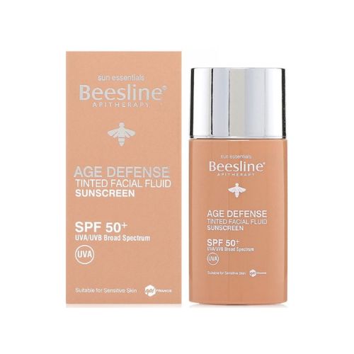 Beesline Age Defense Tinted Facial Fluid Sunscreen SPF 50 - Light