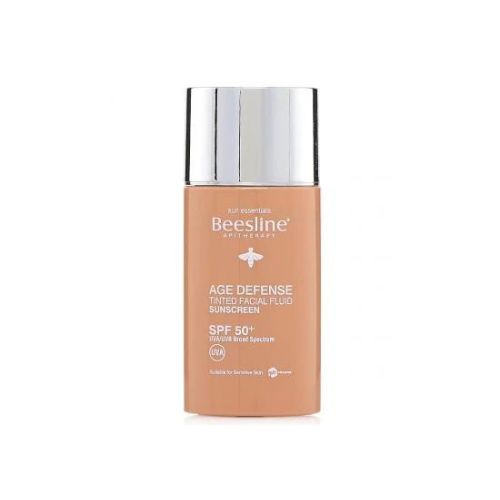 Beesline Age Defense Tinted Facial Fluid Sunscreen SPF 50 - Medium