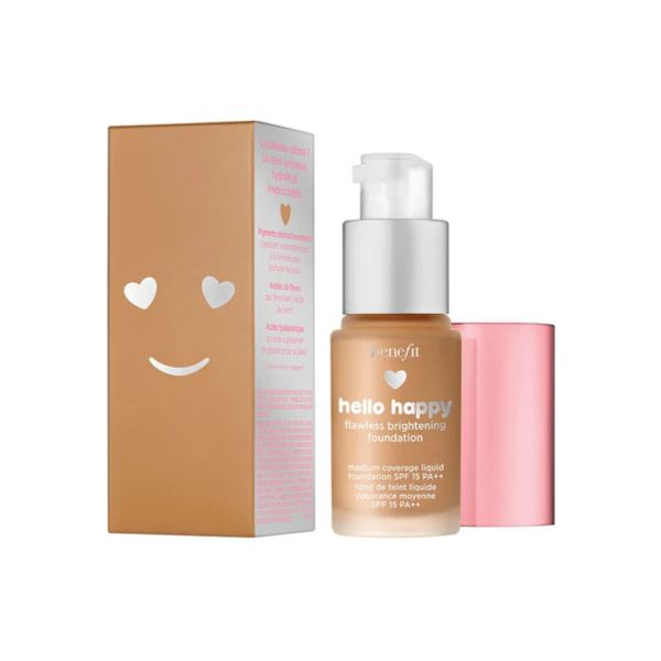 Benefit Cosmetics - Hello Happy Flawless Brightening Foundation - Mini - 06 Medium Warm