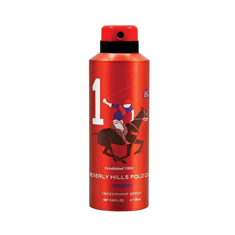  Beverly Hills Polo Club Sport 1 Red Deodorant 