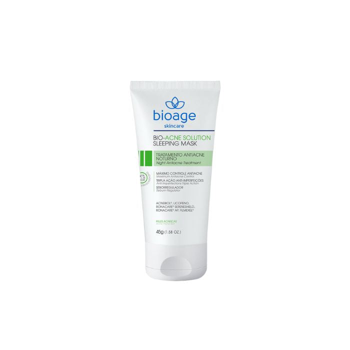 Bioage Bio-Acne Solution Sleeping Mask Night Anti-Acne Treatment 45g | Loolia Closet