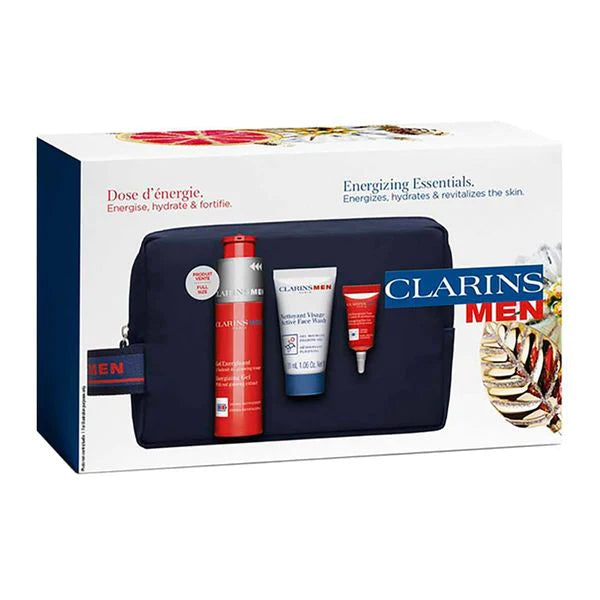 Clarins Men Energizing Gel 50 Ml Set 4 Pieces