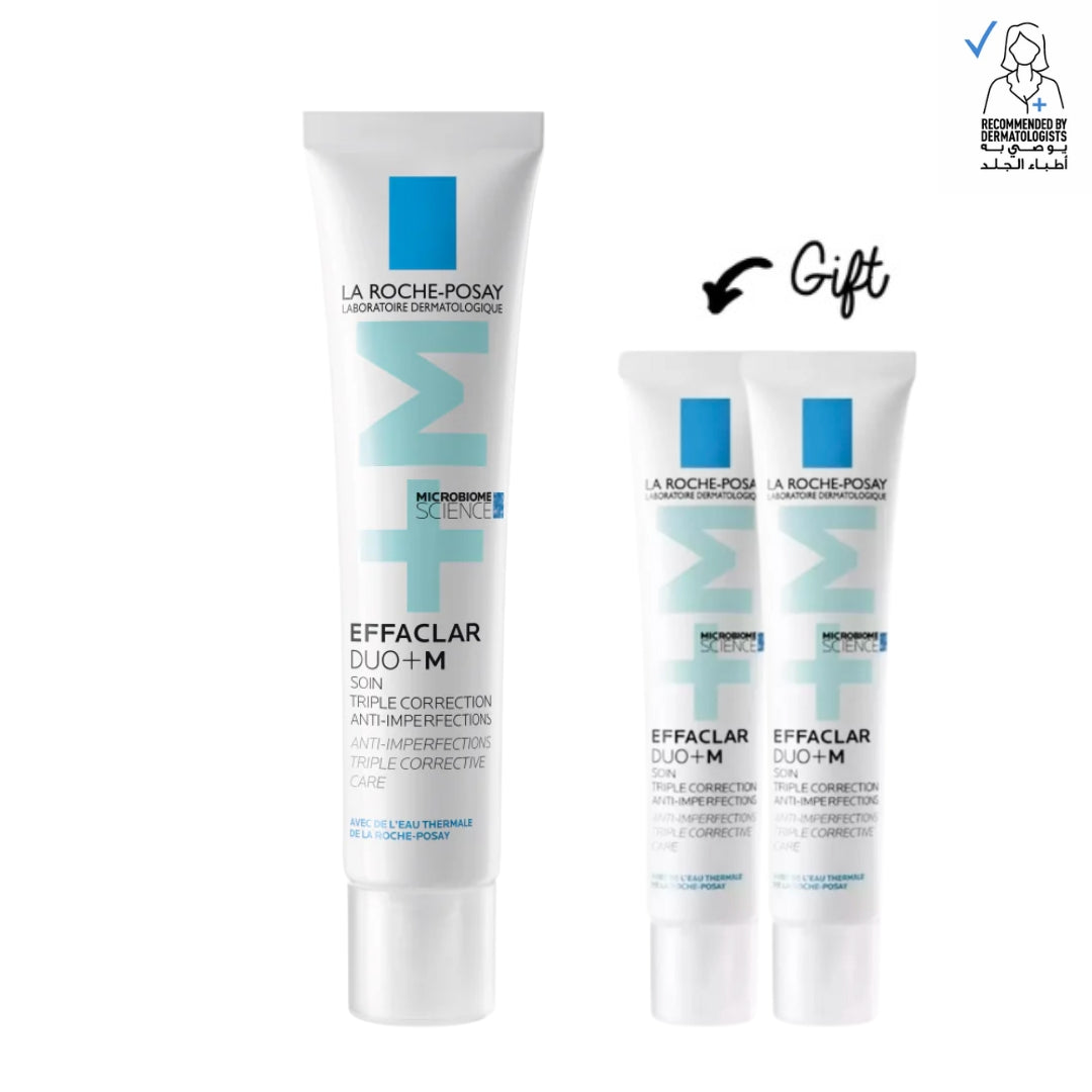 Effaclar Duo+M Acne Treatment Cream 40 ML + 2x FREE Effaclar Duo +M 15 ML