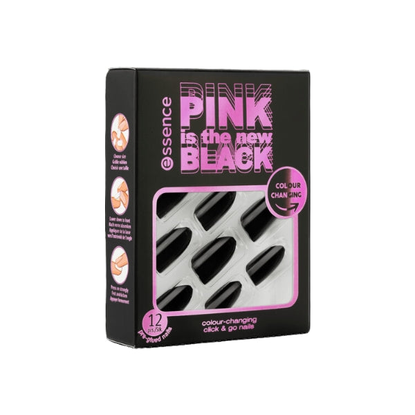 Essence Pink Is The New Black Colour-Changing Click & Go Nails - 01 Show Your Pink Side