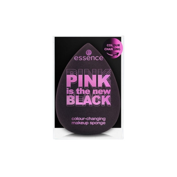 Essence Pink Is The New Black Colour-Changing Makeup Sponge - 01 Black Blacker Pink!