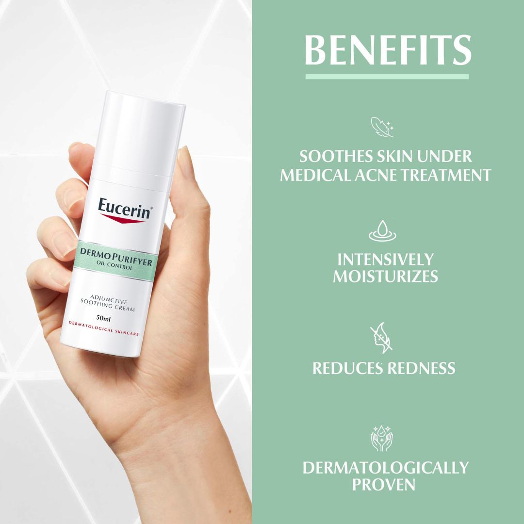 Eucerin Dermopurifyer Adjunctive Soothing Cream 50ML