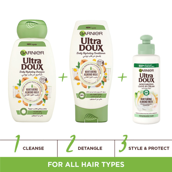 Garnier - Ultra Doux Almond Milk Shampoo