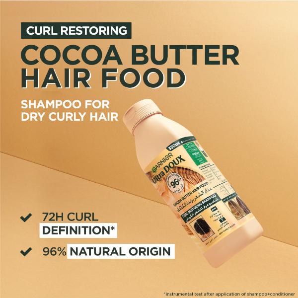 Garnier - Ultra Doux Hair Food Cocoa Butter Shampoo