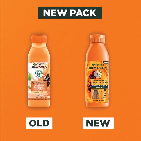 Garnier - Ultra Doux Hair Food Papaya & Amla Shampoo