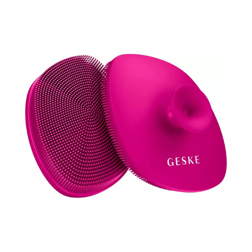 Geske - Facial Brush | 4 in 1 (Suction Mount Feature) - Magenta 
