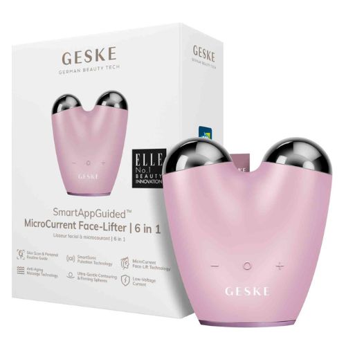 Geske - MicroCurrent Face-Lifter  6 in 1 - Pink