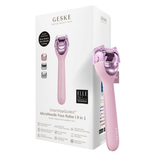 Geske - MicroNeedle Face Roller | 9 in 1 - Pink