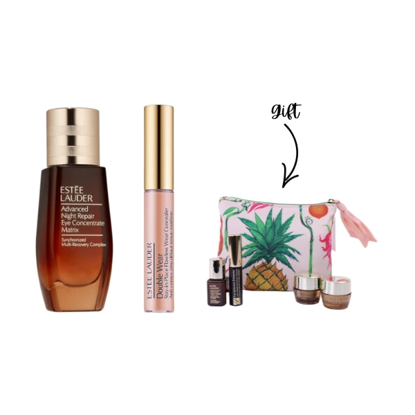 Estée Lauder ANR Eye Concentrate Matrix + Double Wear Concealer 2C + FREE Gift | Loolia Closet