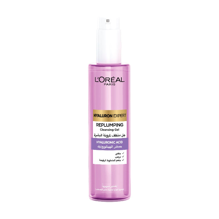 L'Oréal Paris Hyaluron Expert Replumping Cleansing Gel Wash with Hyaluronic Acid | Loolia Closet