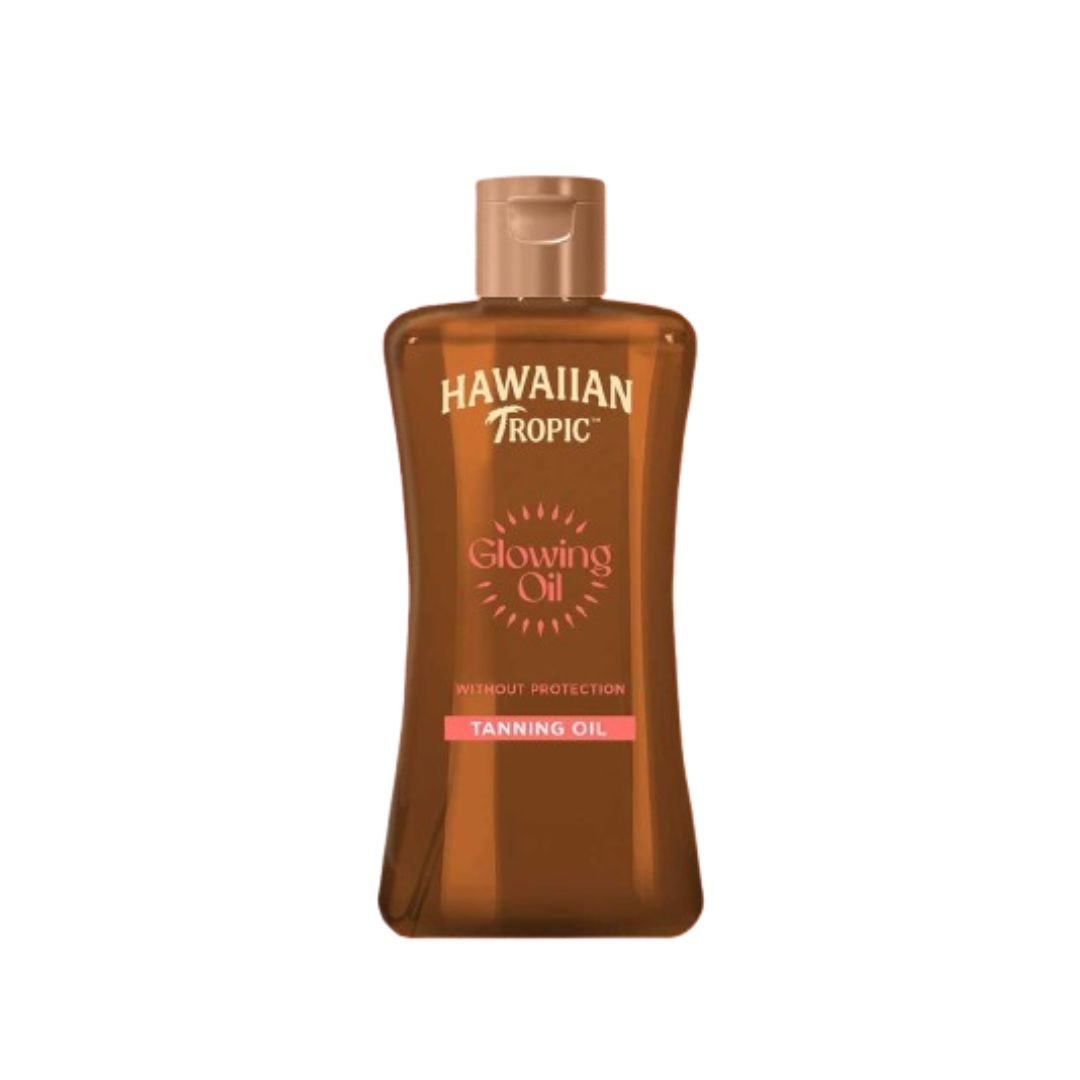 Hawaiian Tropic Glowing Tanning Oil SPF0