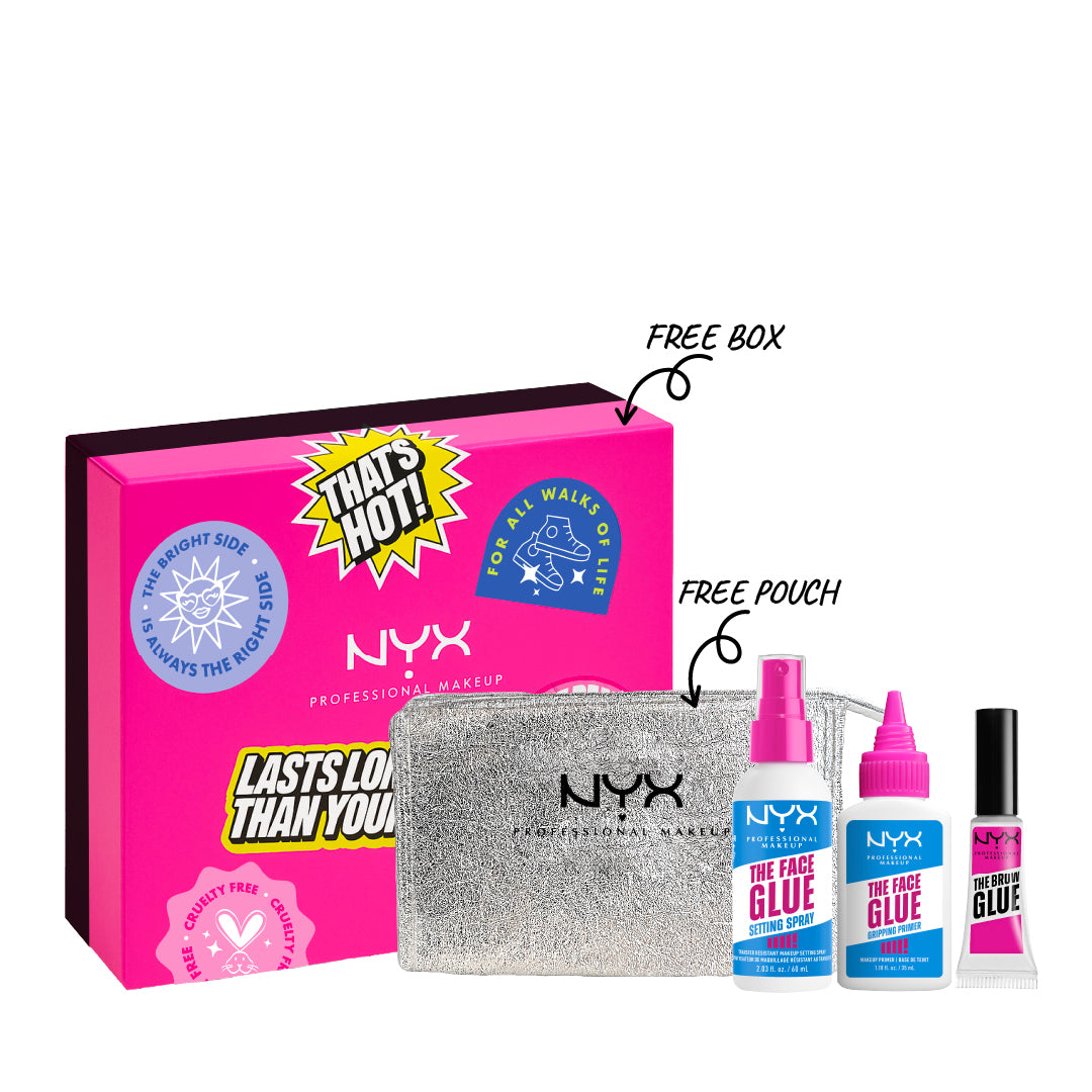 Glue Primer + Glue Setting Spray + Brow Glue + FREE Gift Box + FREE Pouch