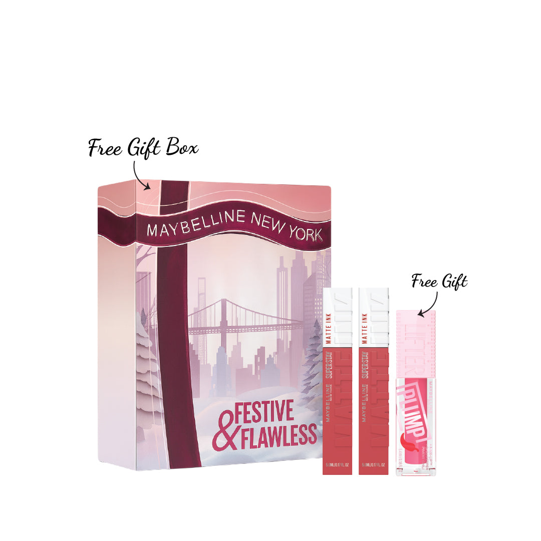 2x Superstay Matte Ink Liquid Lipstick + FREE Lifter Plump At 20% OFF