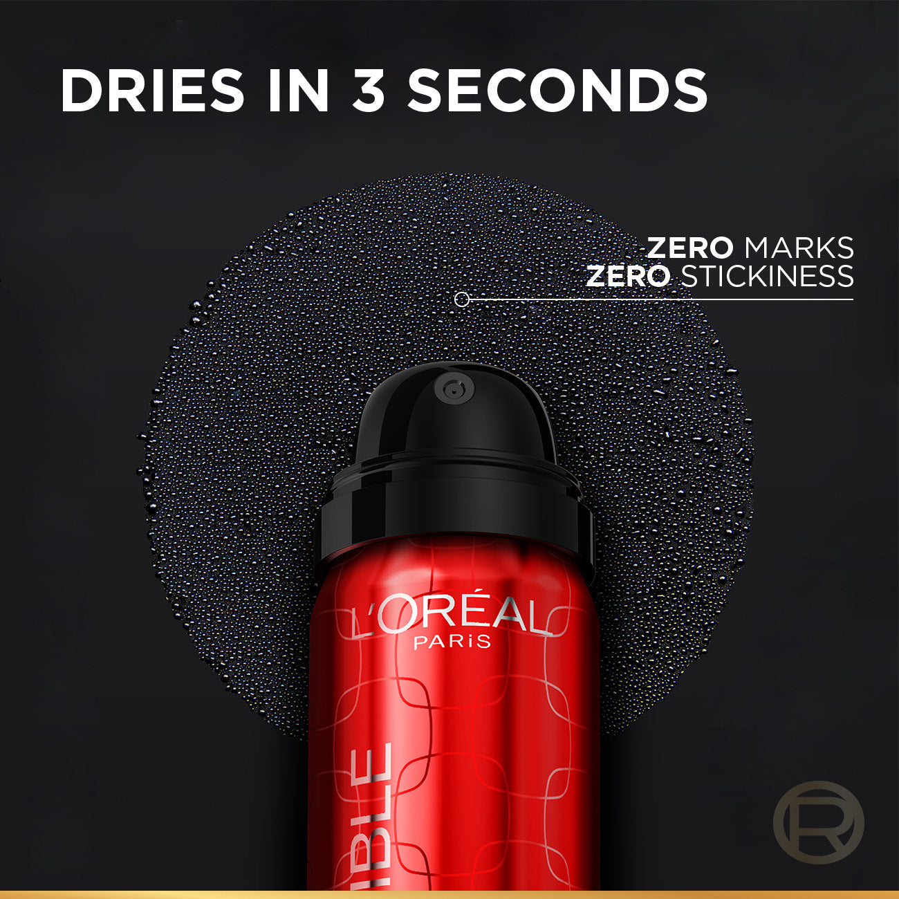 Infaillible 3-Second setting mist spray - Benefits