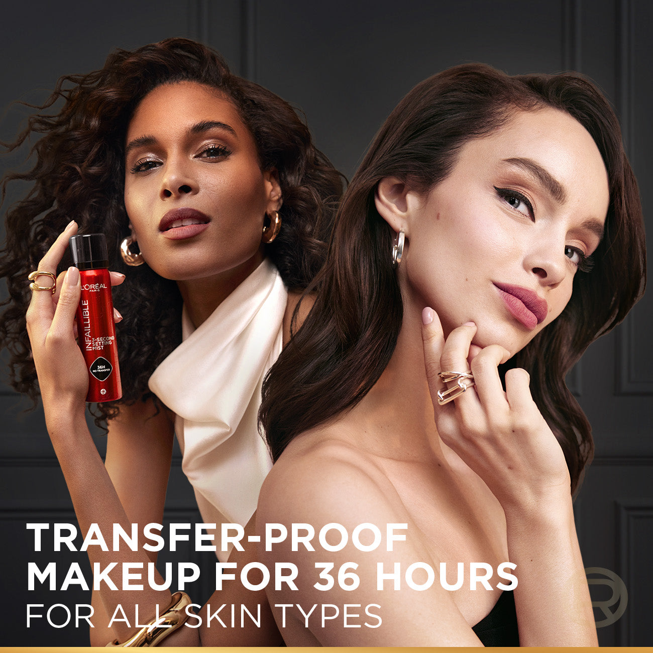 Infaillible 3-Second setting mist spray