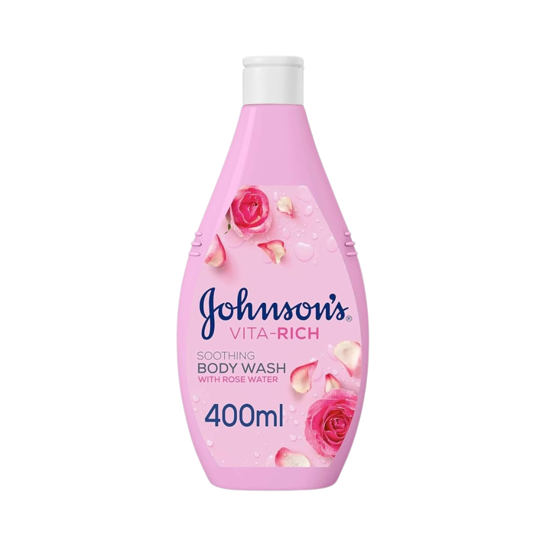 Johnson’s Vita-Rich Soothing Body Wash with rose water 400ml