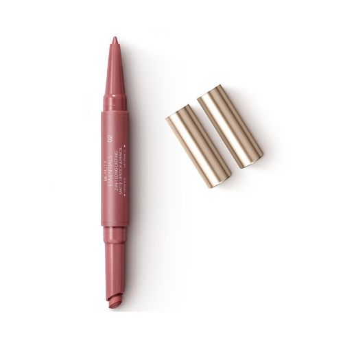 Kiko Milano Beauty Essentials 2-In-1 Long Lasting Matte Lipstick & Pencil - 02 Hearty Brown