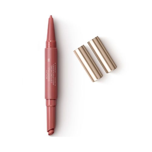 Kiko Milano Beauty Essentials 2-In-1 Long Lasting Matte Lipstick & Pencil - 06 Red & Powerful