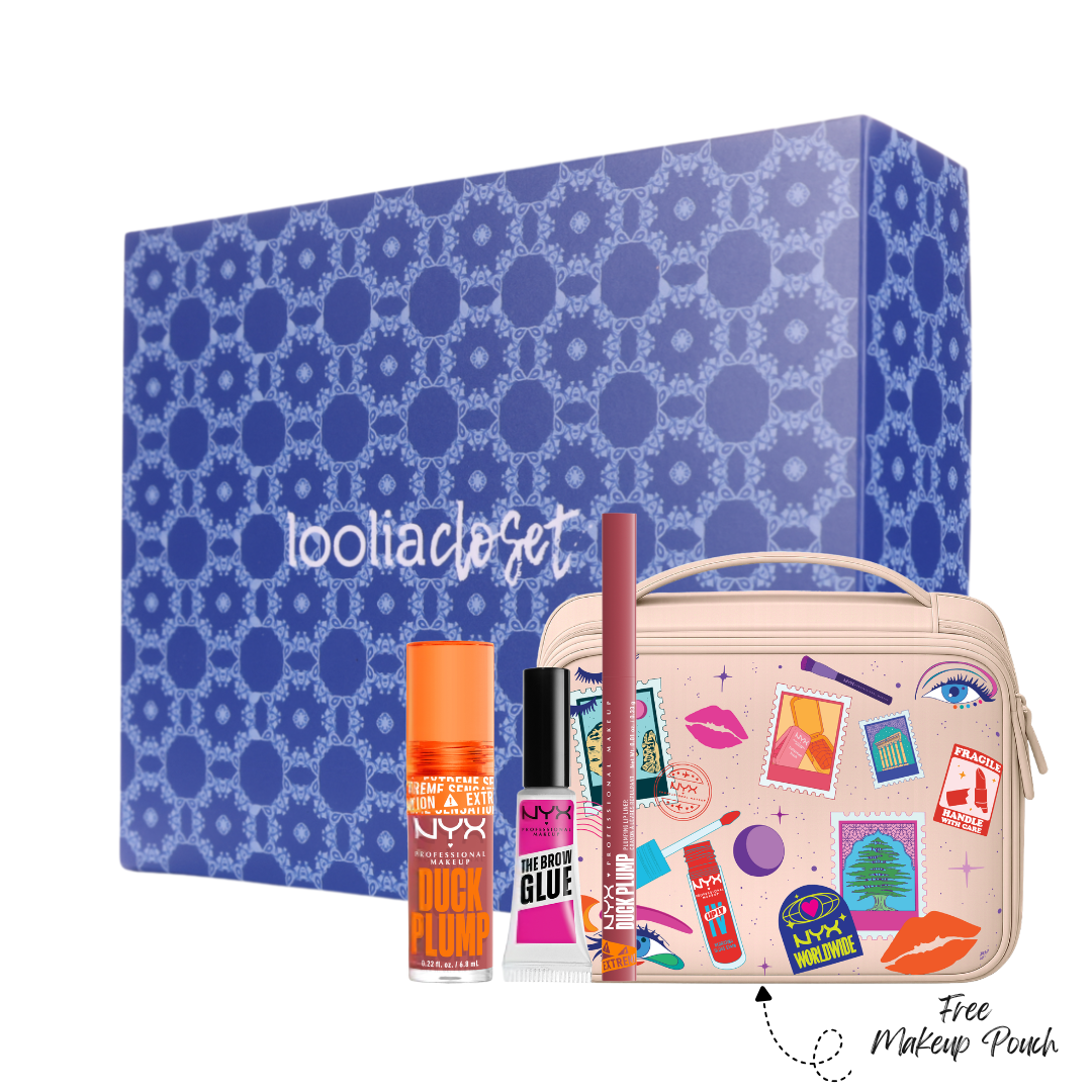 Duck Plump Lip Gloss + The Brow Glue Instant Brow Styler + Duck Plump Lip Liner+ FREE Makeup Pouch + FREE Ramadan Gift Box