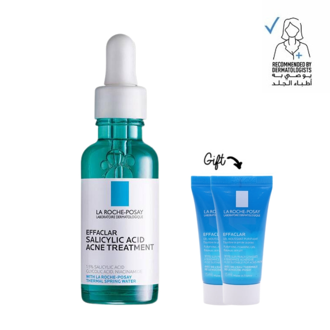 Effaclar Serum 30 ML + 2x FREE Effaclar Foaming Gel 15 ML