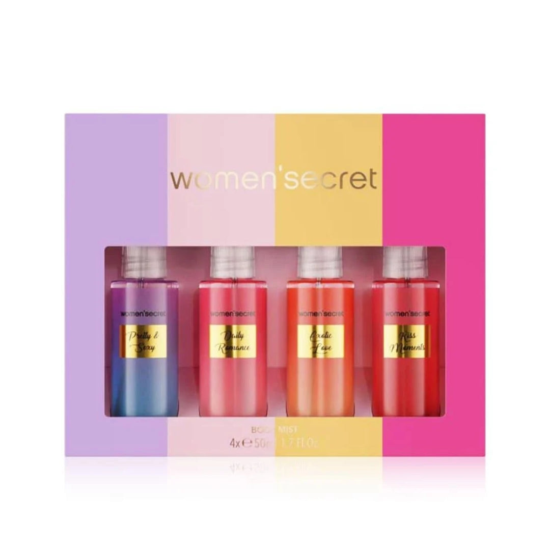 Body Mist Set Colourful 4X50 ML