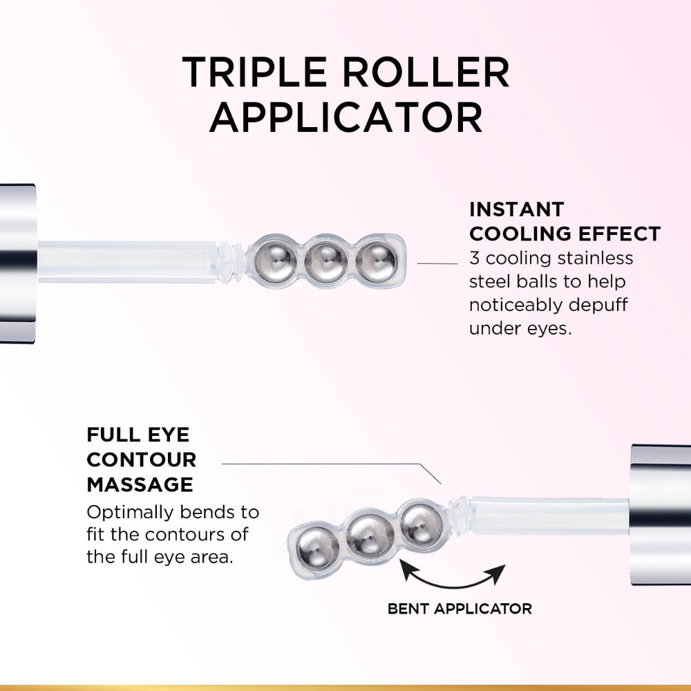 L'Oréal Paris Glycolic [3% Glycolic Acid  + Vitamin CG + Niacinamide] Eye Serum For Dark ircles, Brighten Eyes