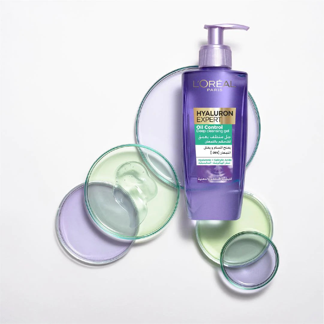 L'Oreal Paris - Hyaluron Expert Oil Control Deep Cleansing Gel