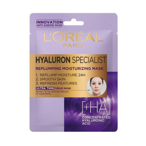 L'Oréal Paris Hyaluron Expert Tissue Mask | Loolia Closet