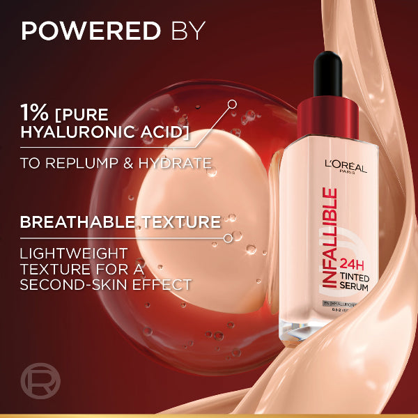 Infallible 24H Tinted Serum - Features