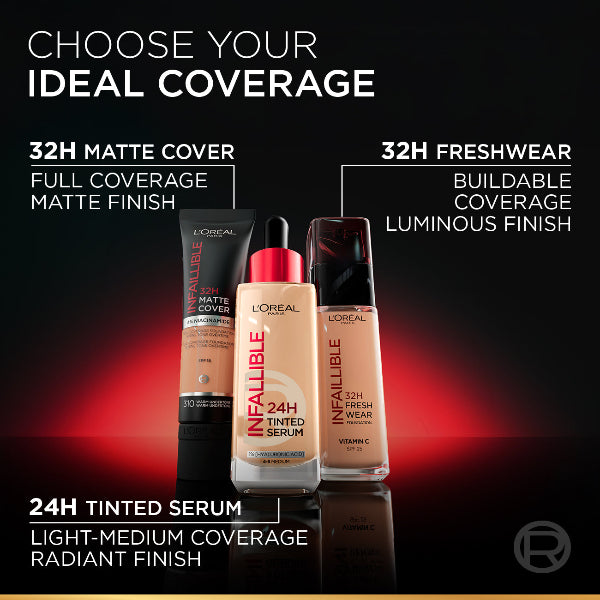 L'Oréal Paris Infaillible Range - Cosmetic Finish