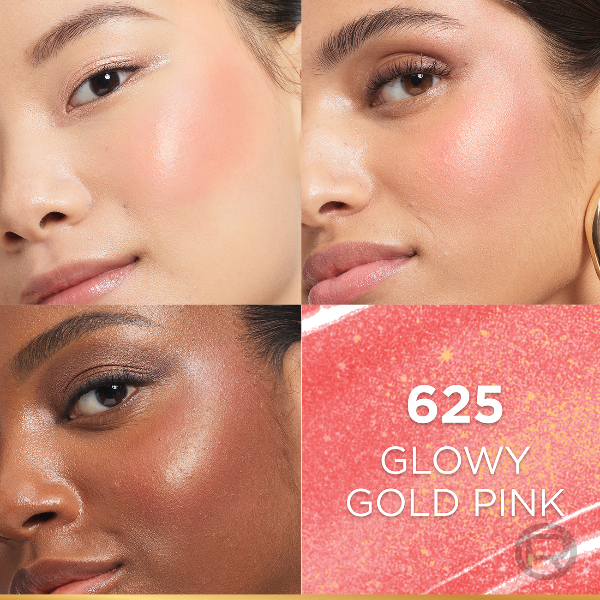 Lumi Le Liquid Blush with a Glowy Radiant Natural Blush Finish, Weightless and Buildable 11ml- 625 Gold Pink