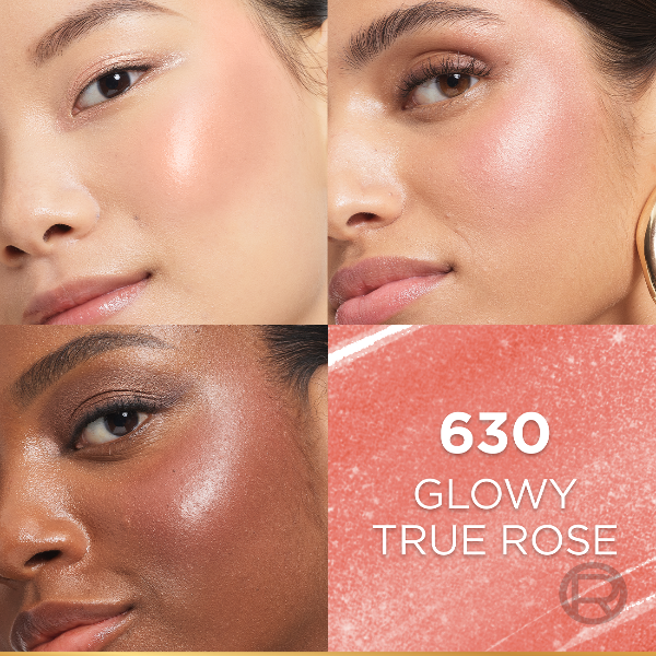 Lumi Le Liquid Blush with a Glowy Radiant Natural Blush Finish, Weightless and Buildable 11ml- 630 True Rose