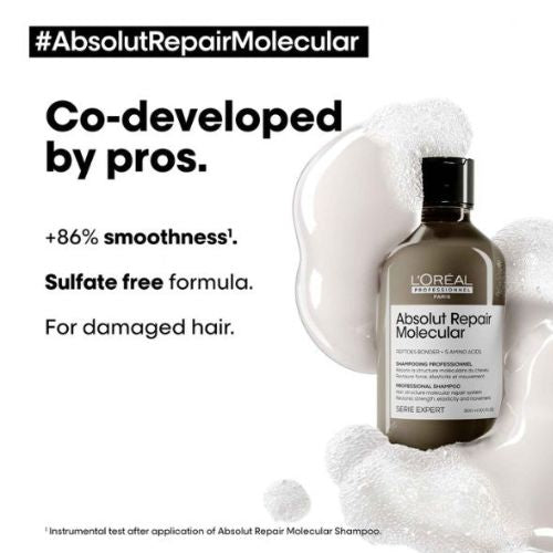 L'Oréal Professionnel Sulfate-Free Molecular Repairing Shampoo For Damaged Hair