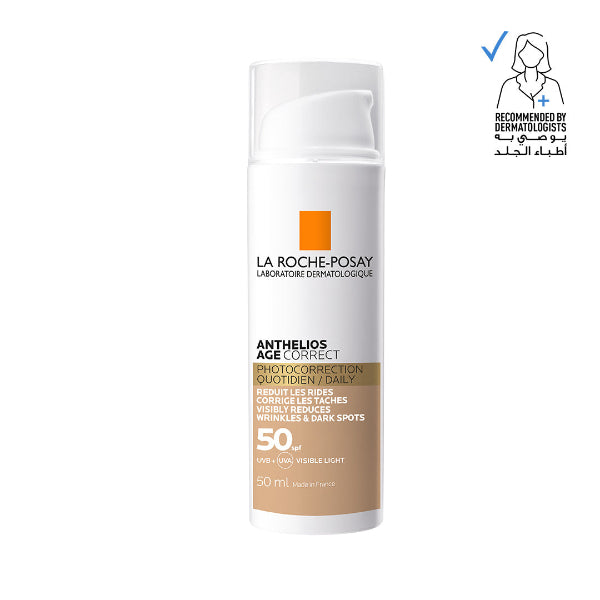 La Roche-Posay Anthelios Age Correct SPF50 Tinted Anti Ageing Invisible Sunscreen with Niacinamide