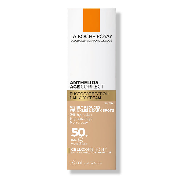 La Roche-Posay Anthelios Age Correct SPF50 Tinted Anti Ageing Invisible Sunscreen with Niacinamide