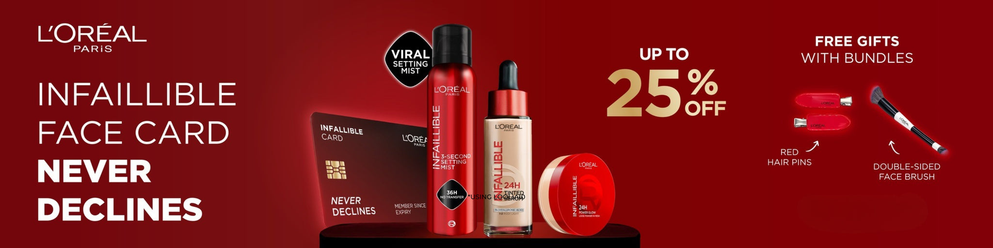 L'Oréal Paris | Infaillible Face Card