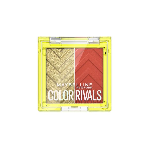 Maybelline New York - Color Rivals Waterproof Eyeshadow Palette Duo - Chill X Daring