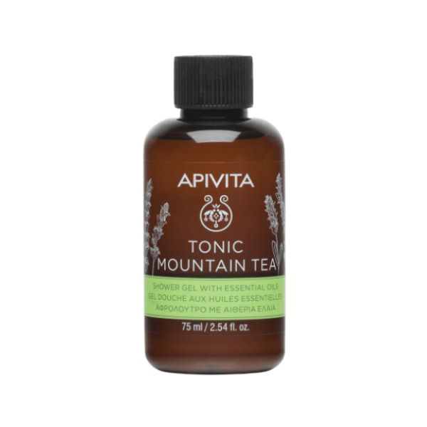 Apivita Tonic Mountain Tea - Shower Gel with Essential Oils | Loolia Closet