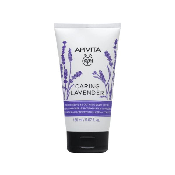 Apivita Caring Lavender - Moisturizing & Soothing Body Cream | Loolia Closet