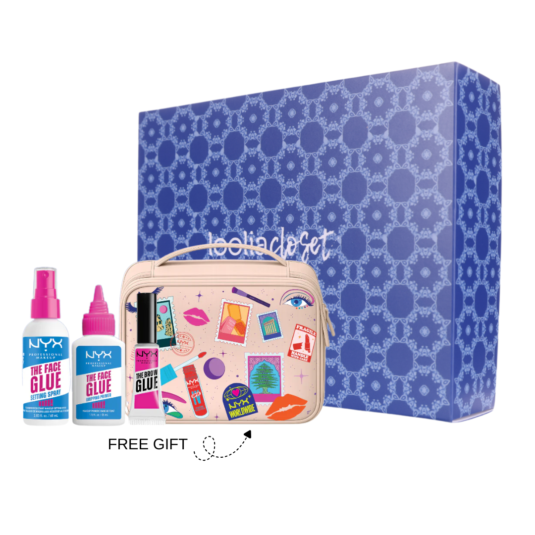 Face Glue Primer 35 mL + Glue Setting Spray 60 mL + Glue Instant Brow Styler + FREE Makeup Pouch + FREE Gift Box