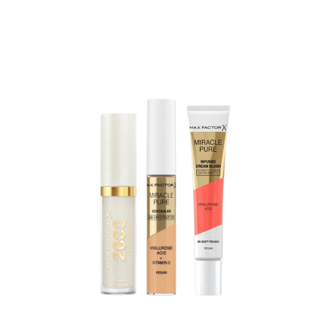 Max Factor Bundle – 2000 Calorie Lip Gloss, Concealer & Blush
