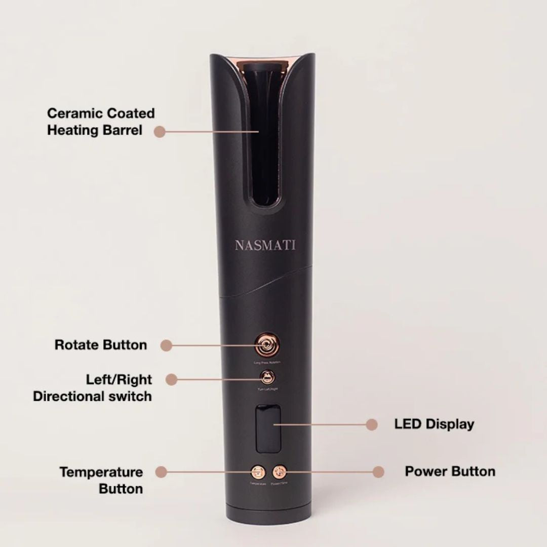 Nasmati Cordless Hair Curler Pro