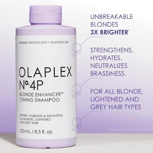 Olaplex Nº.4P Blonde Enhancer Toning Shampoo 250 ML