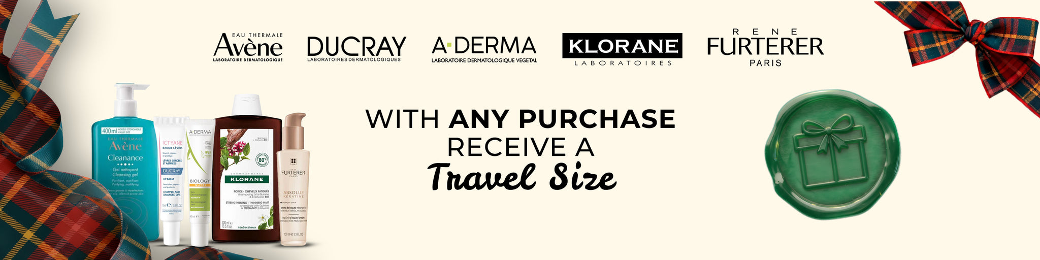 Avene, Ducray, A-Derma, René Furterer, Klorane