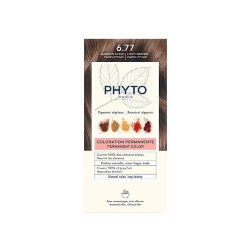 Phyto Hair Coloration - 6.77 Light Brown Cappuccino